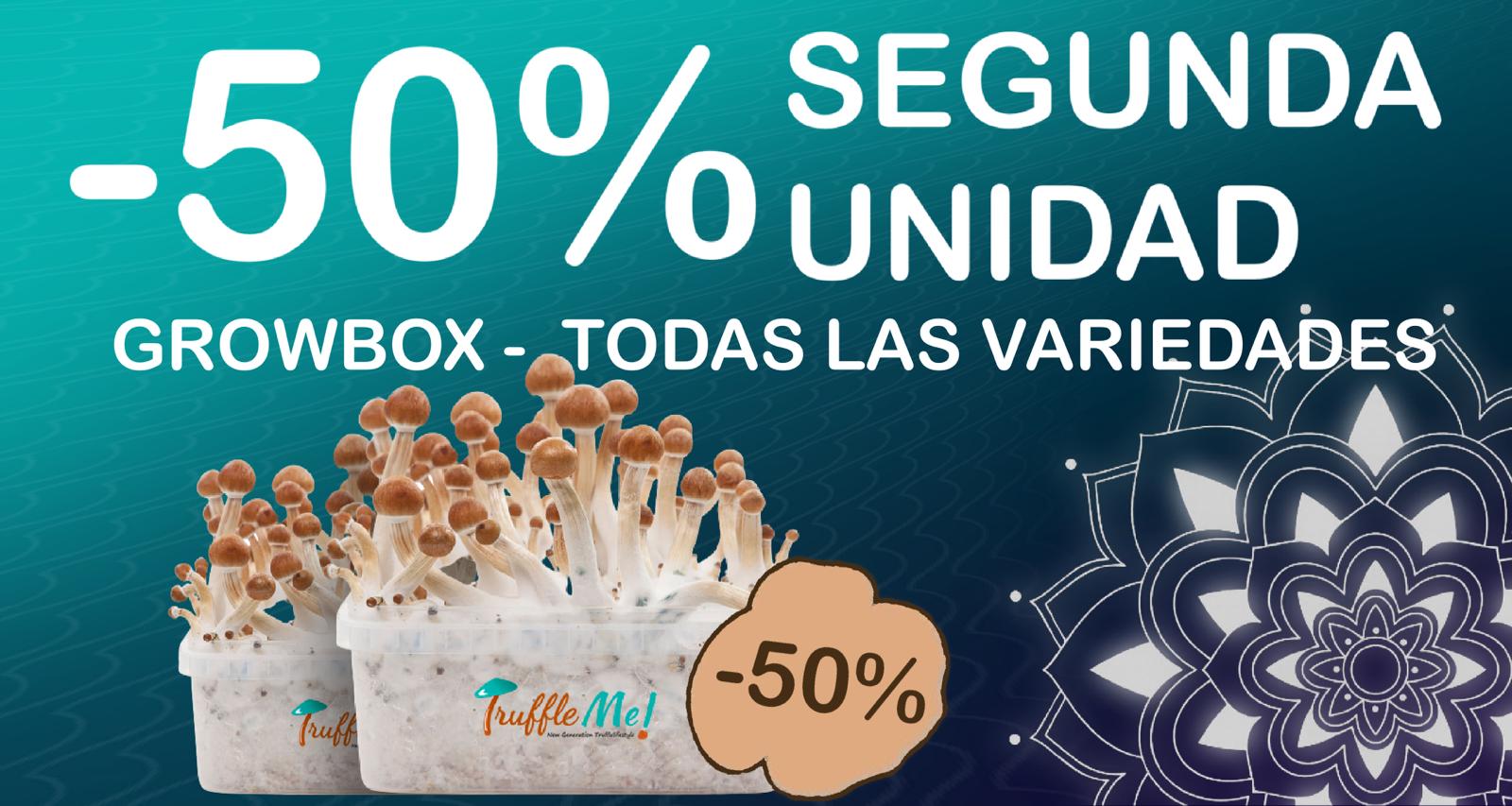 50% Descuento Segunda Unidad Growbox 50% Descuento Segunda Unidad Growbox
