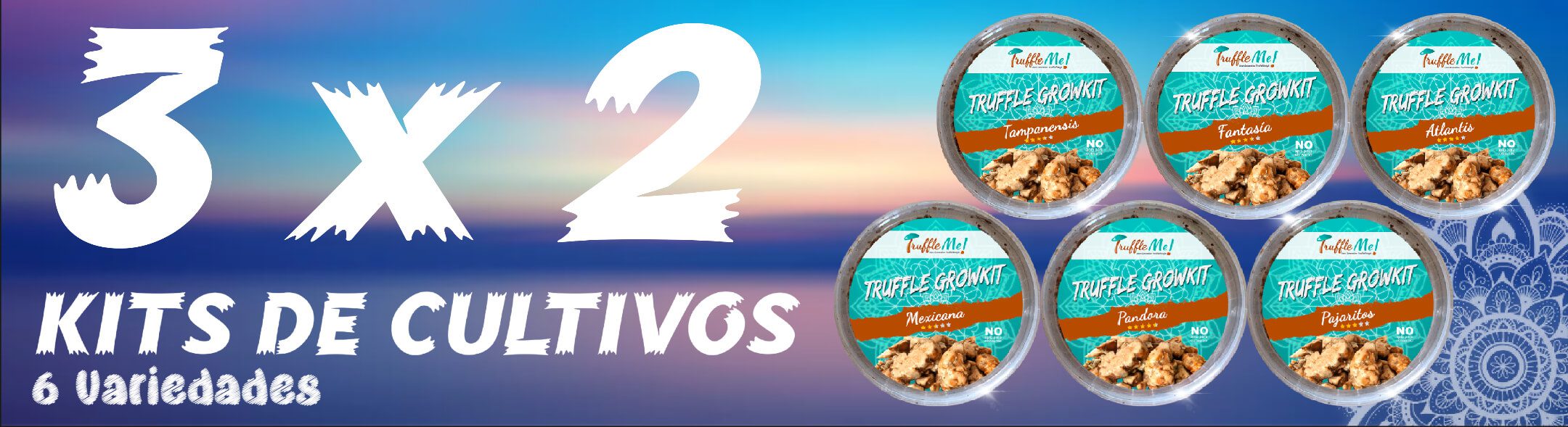 Oferta 3x2 de kits de cultivo